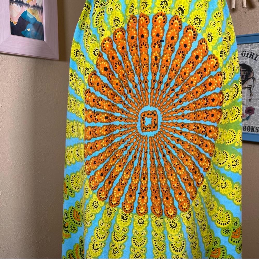 FUNKY PEOPLE | Boho Hippie Colorful Mandela MIDI Dress - Women’s Large - Picture 3 of 8